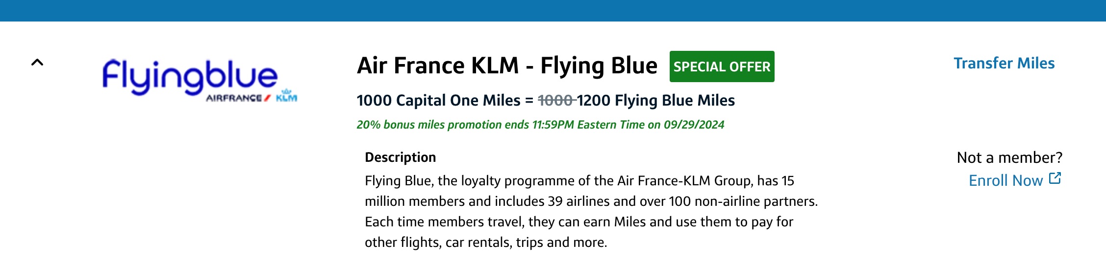 capital one transfer bonus to air france
