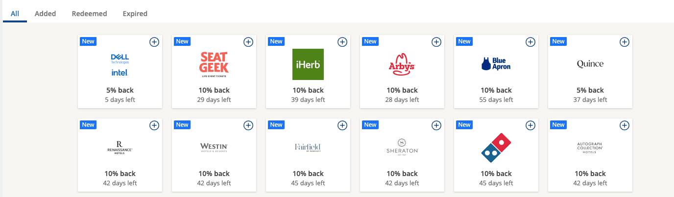 Chase Offers Marriott