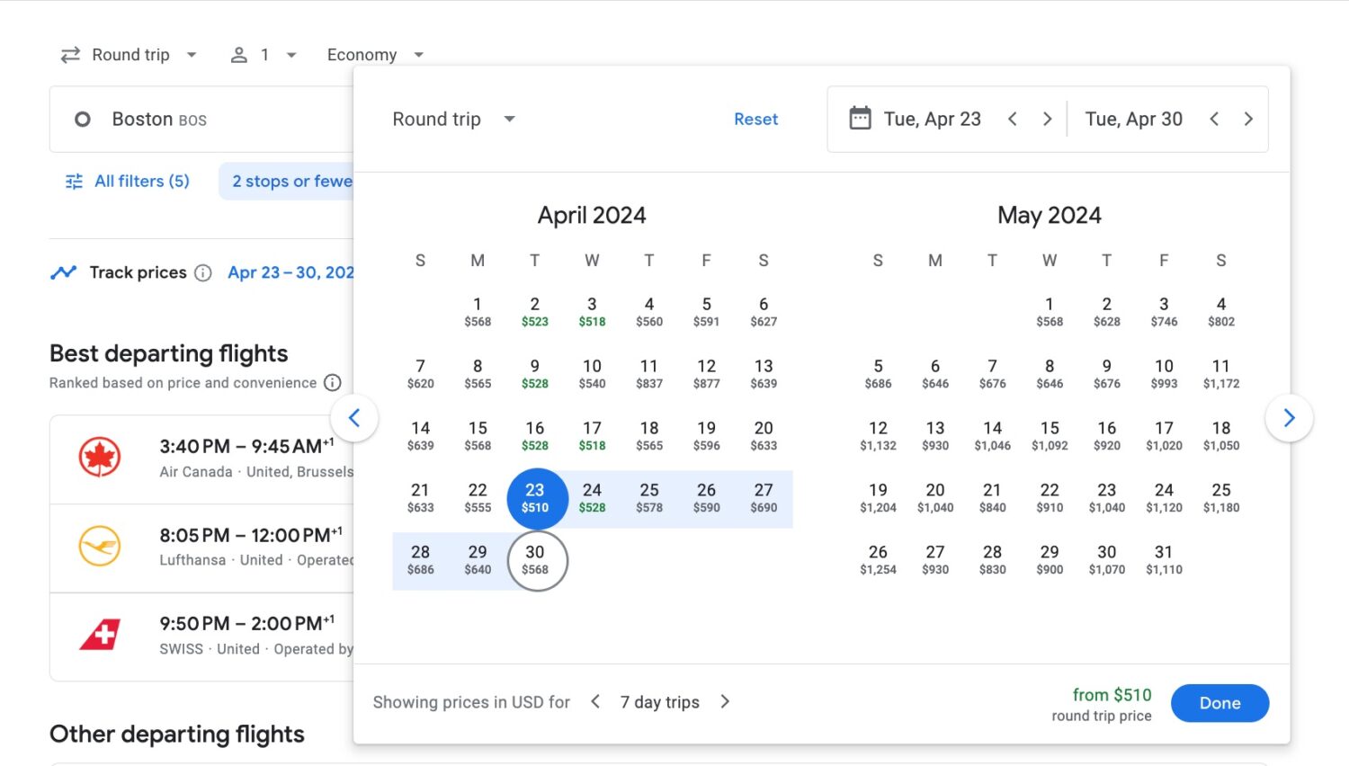 italy flights april may