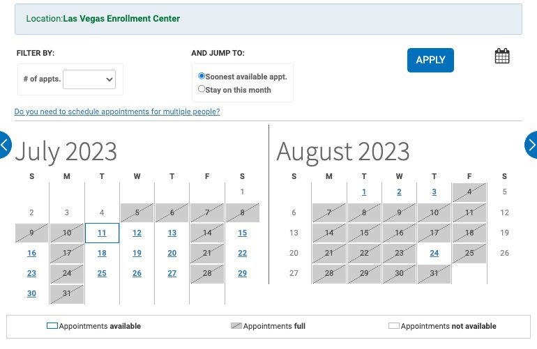 global entry las vegas