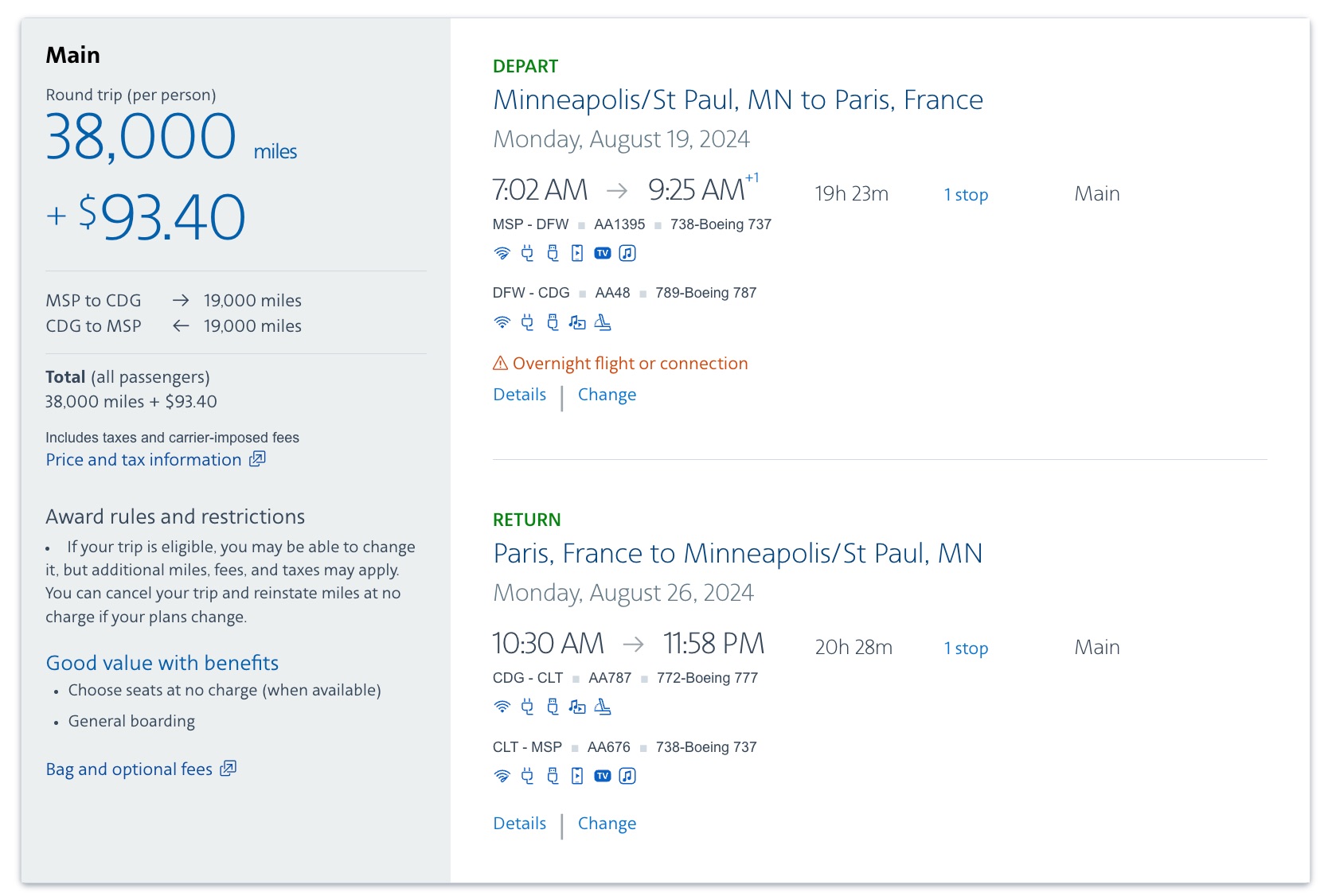 thrifty traveler premium deal to paris