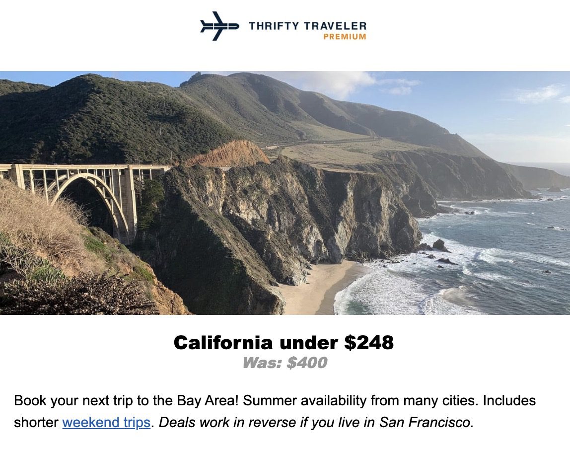 San Francisco flight deal