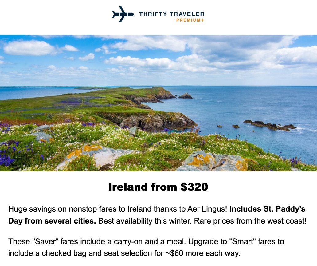 Is Aer Lingus Bringing Back Nonstop Flights from Minneapolis to Dublin? 3 aer lingus flight deal