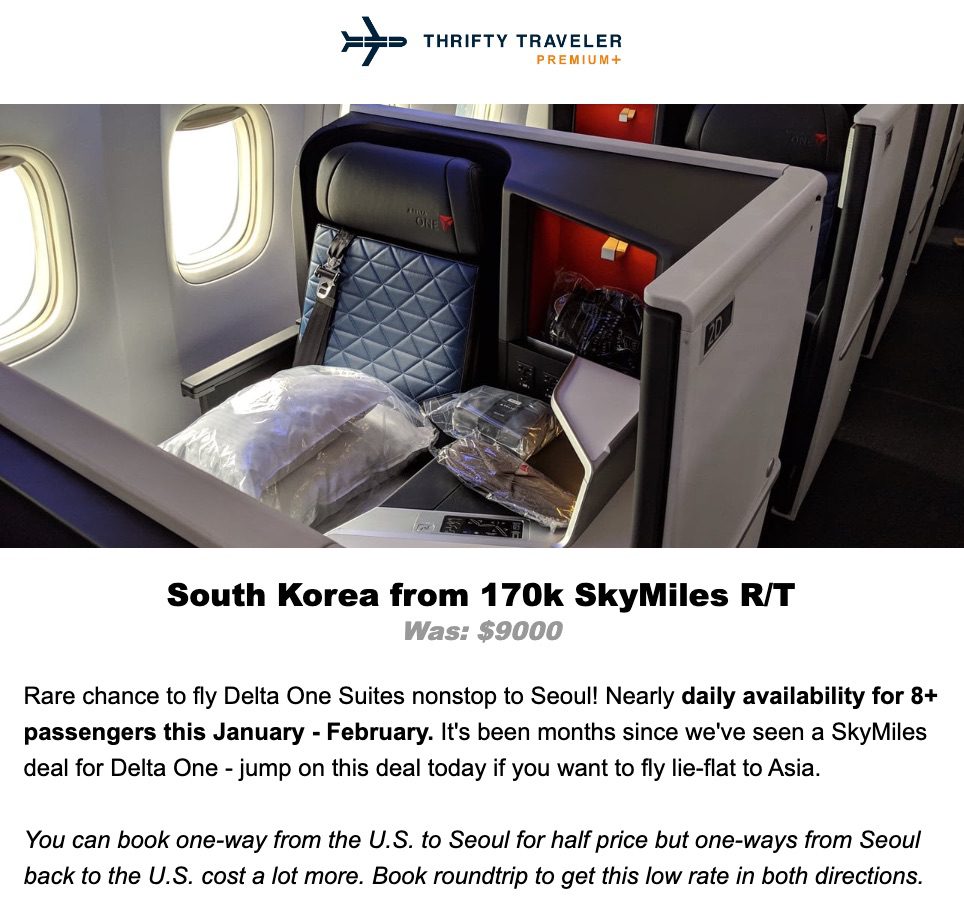 delta one suite premium deal