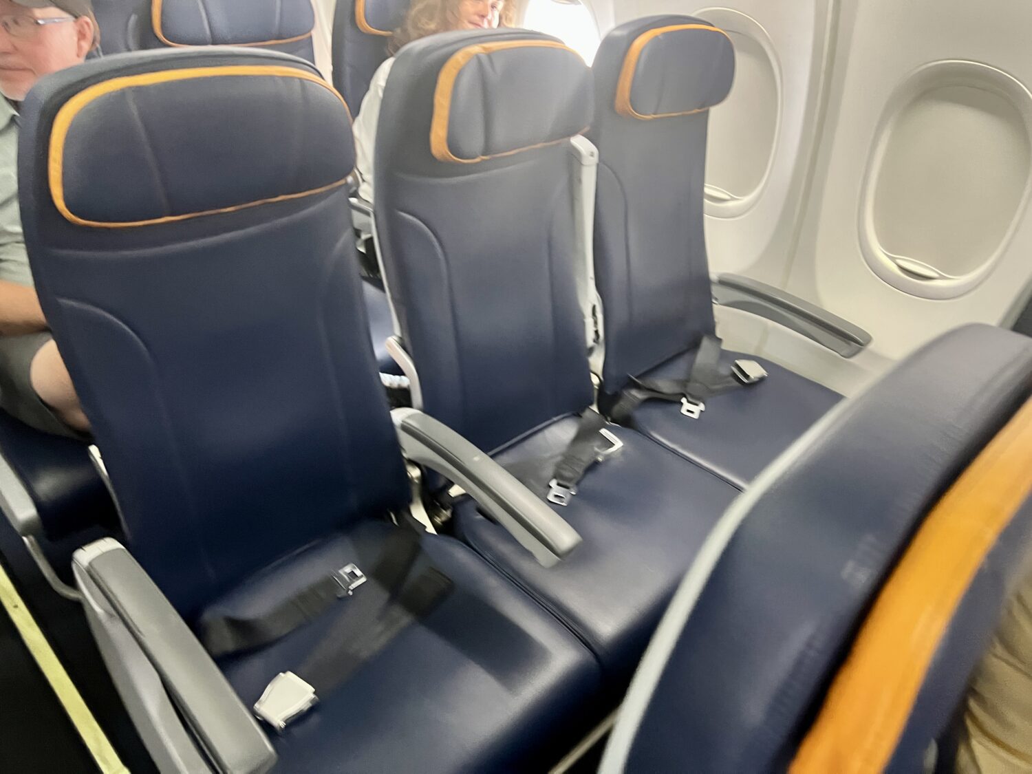 sun country best seats with headrests and more legroom