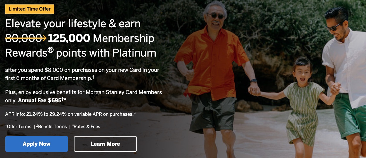 Amex Platinum Morgan Stanley Offer
