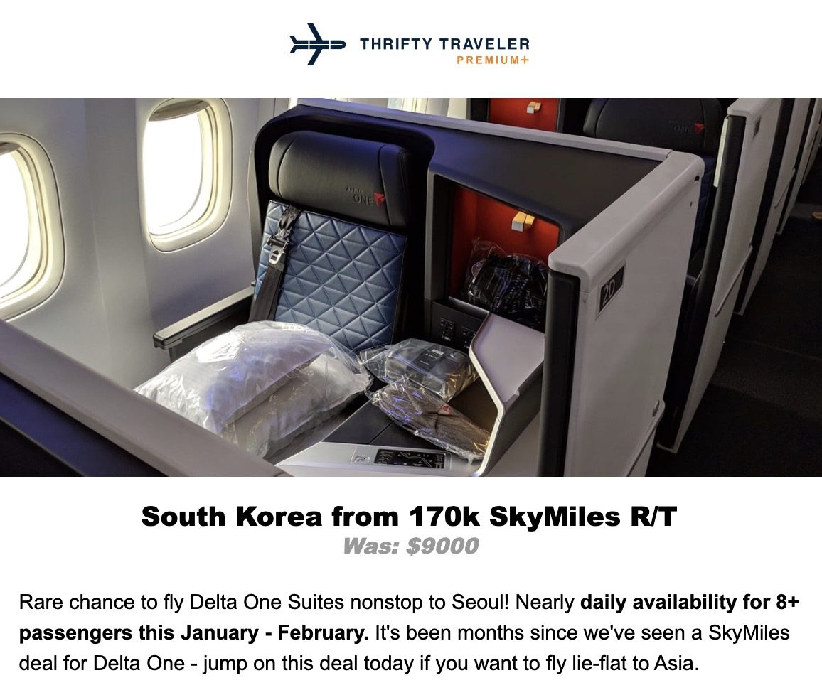 Delta SkyMiles Delta One Business Class