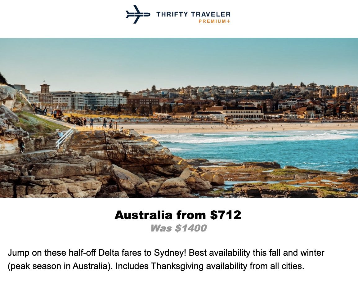 Sydney Australia flight deal