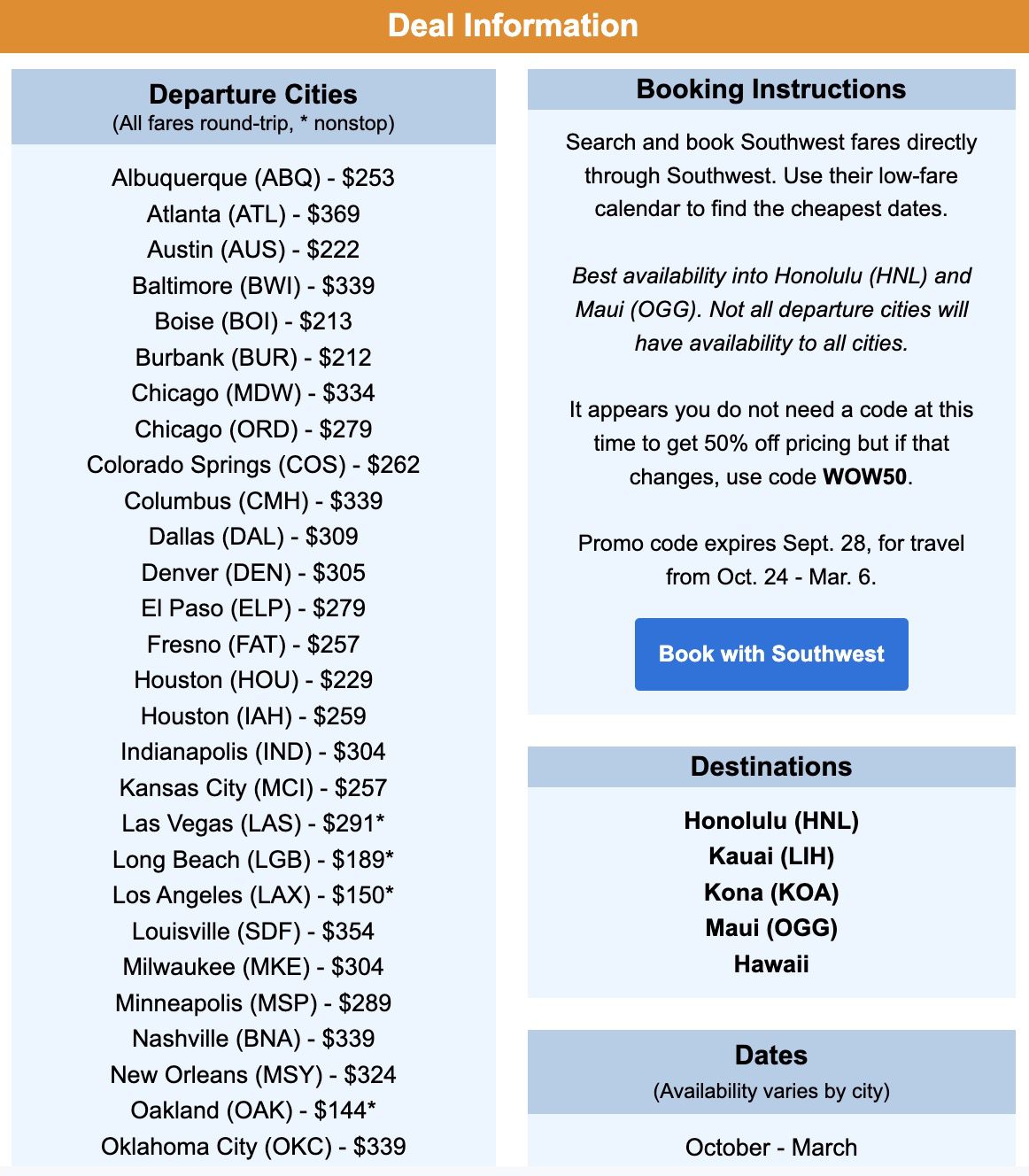 Hawaii cheap flights