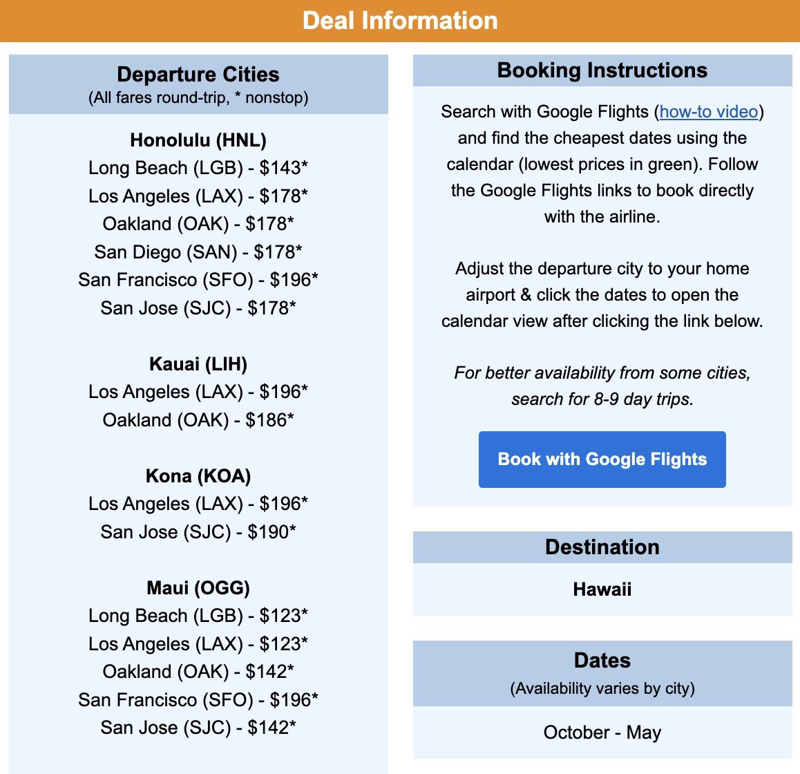 Hawaii cheap flights nonstop