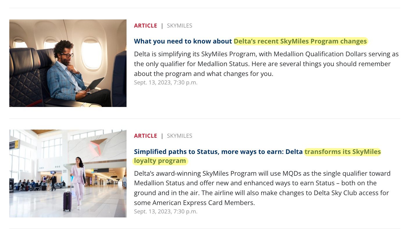delta skymiles articles