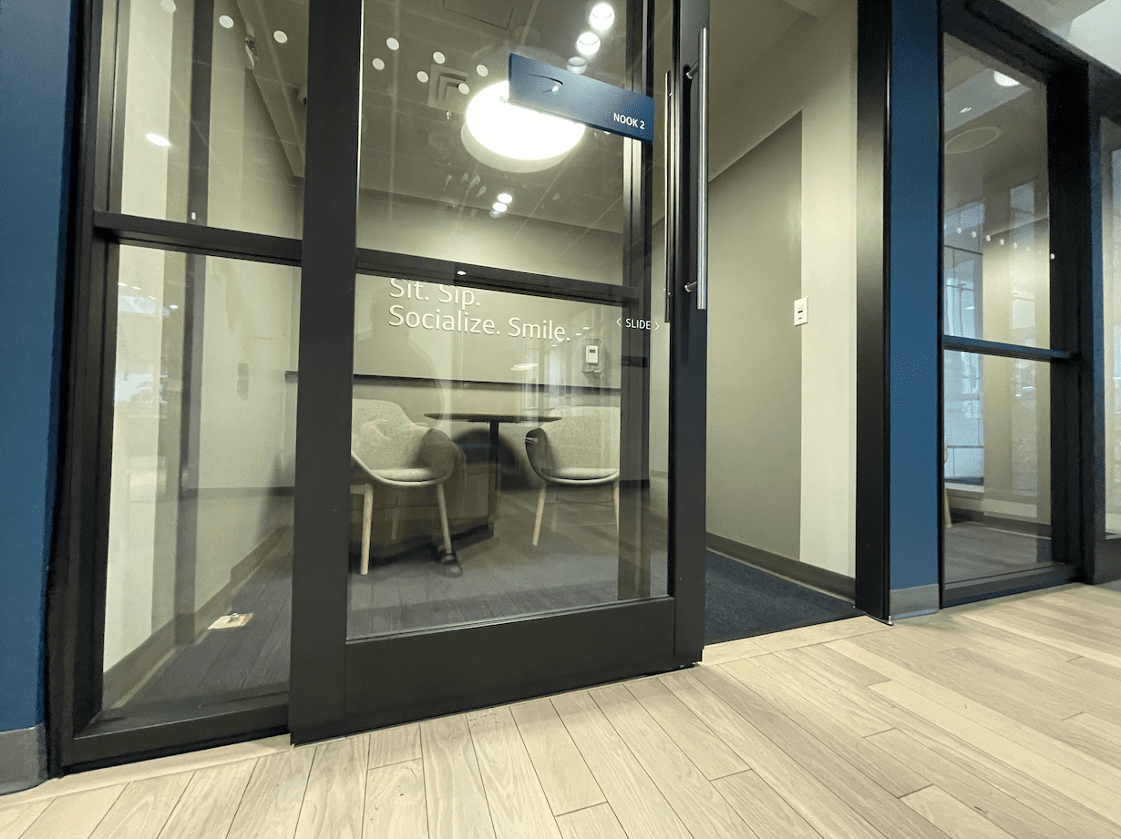 Capital One Café Bellevue location meeting room