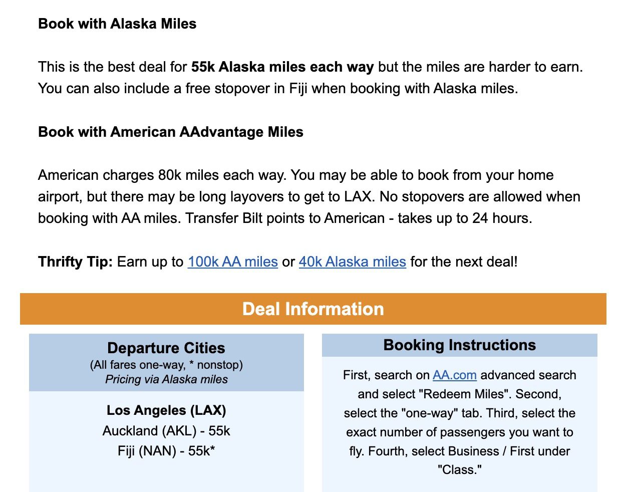 Fiji Airways business class