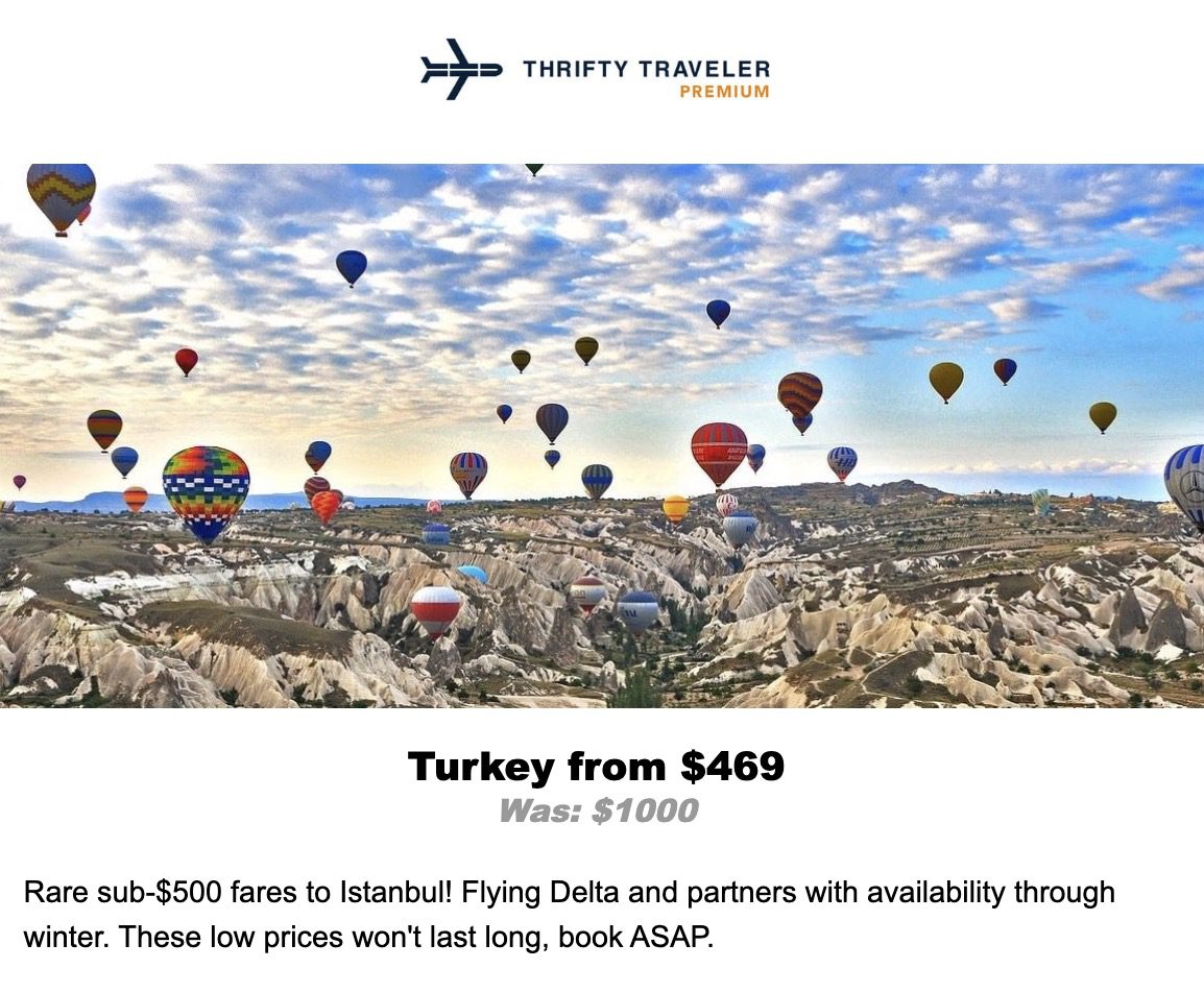 Istanbul Turkey flight deal