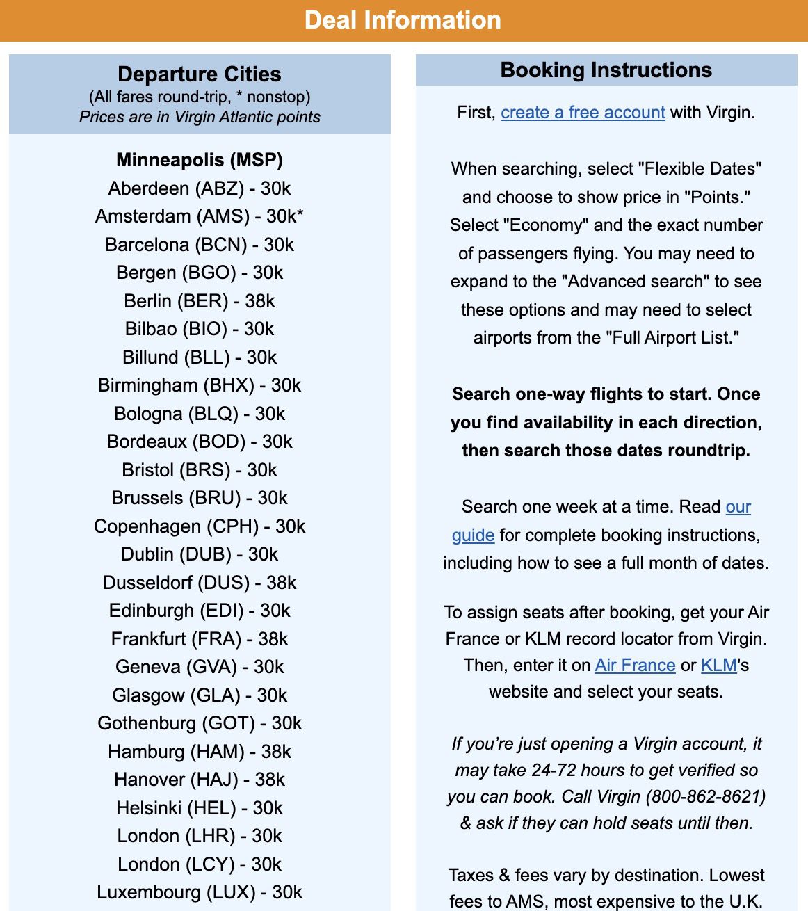 MSP Virgin Atlantic deal
