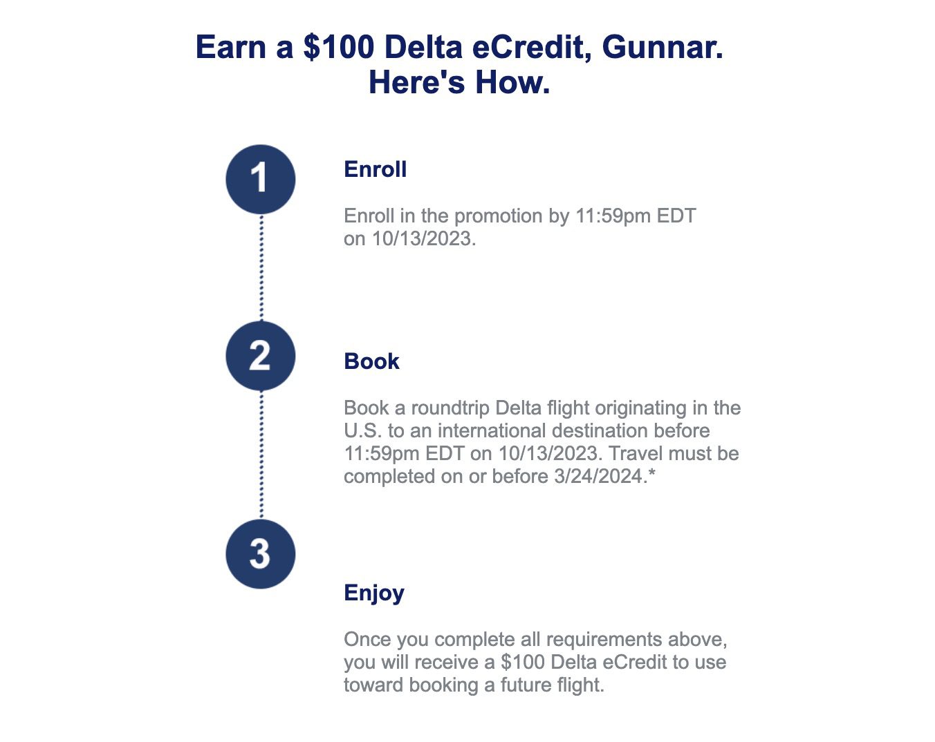 Delta ecredit promo