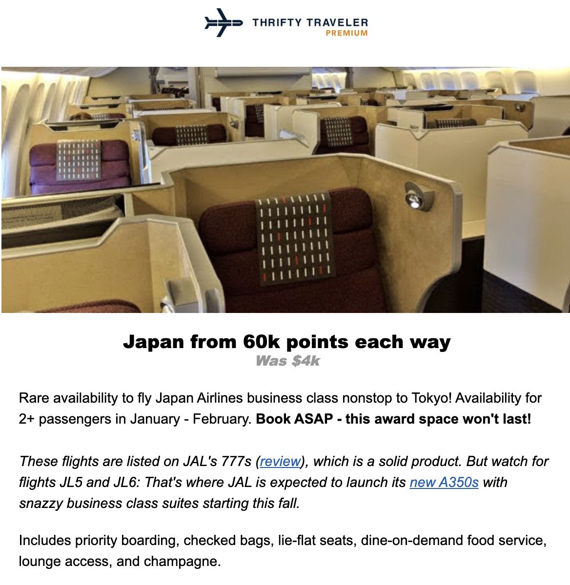 New York City to Tokyo flight deal