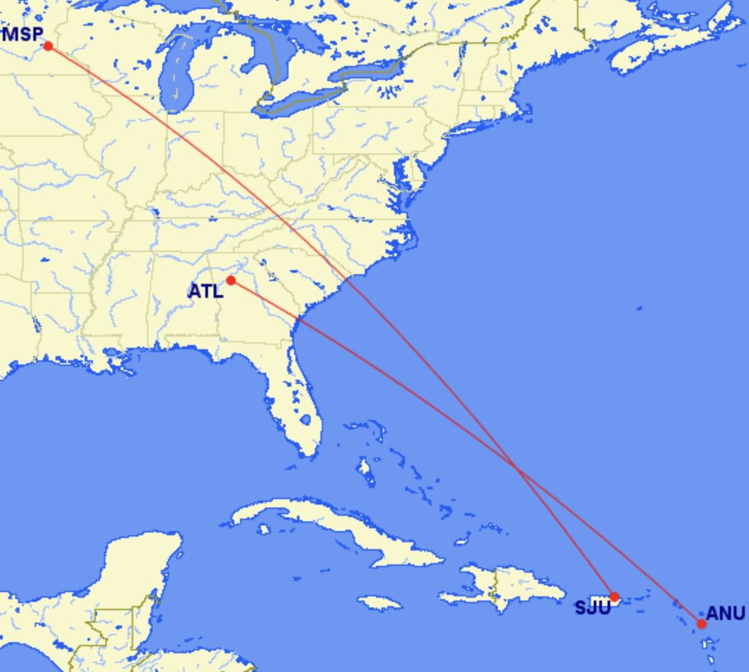 Increased Delta routes