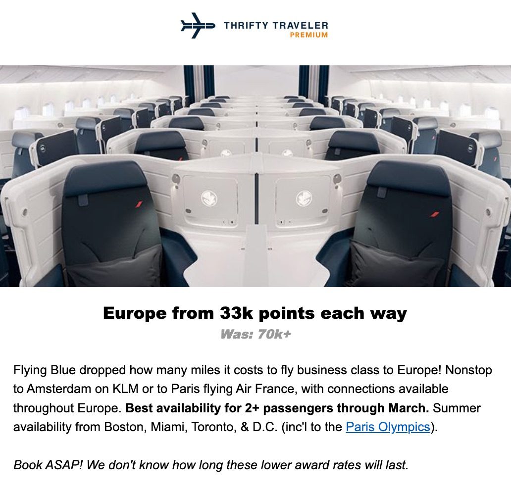 air france premium deal