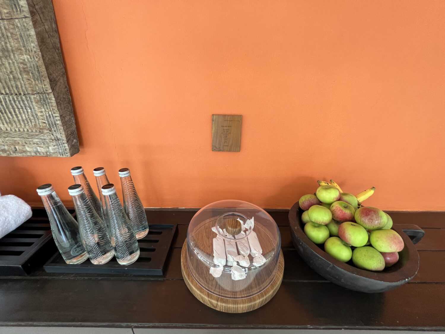 snacks inside the alila villas uluwatu gym