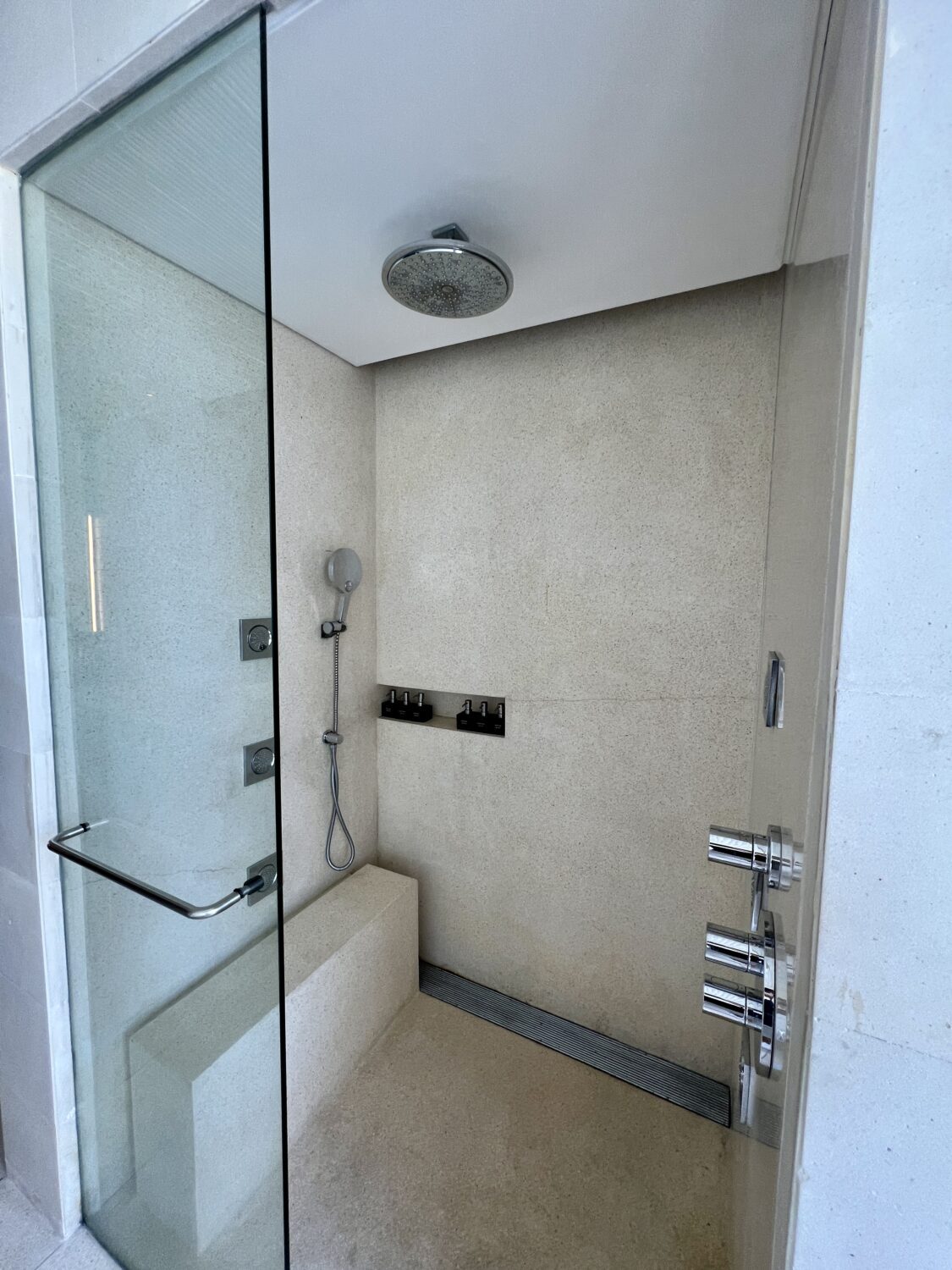 alila villas indoor shower