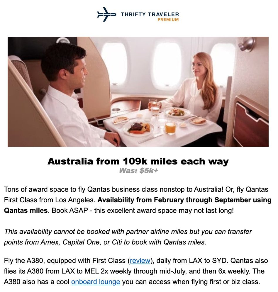 australia premium deal