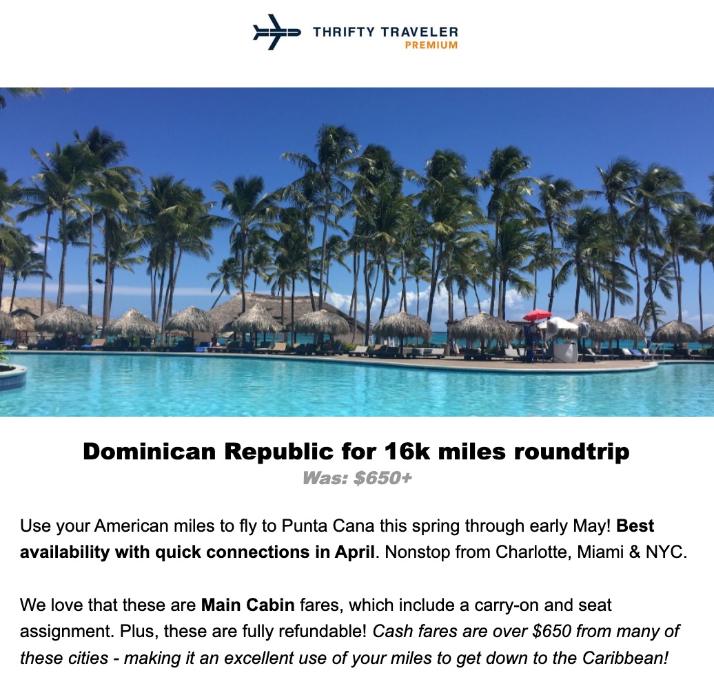 dominican aadvantage deal