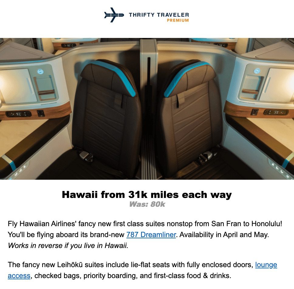 hawaiian business class suites