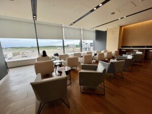 Narita lounge windows