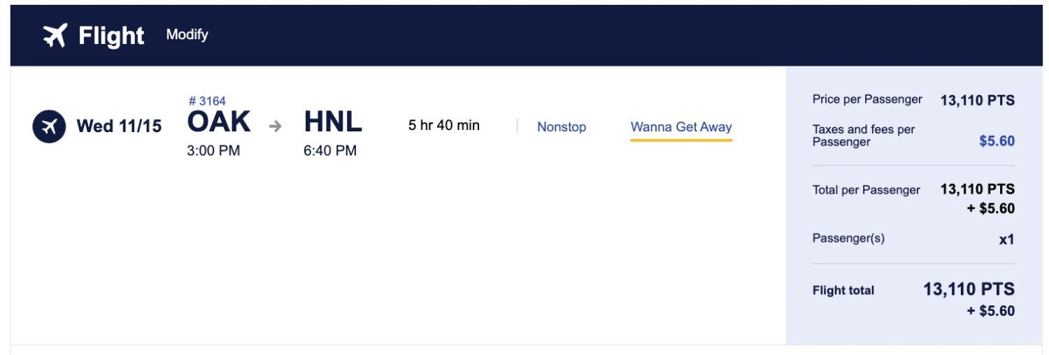 southwest flight to hawaii