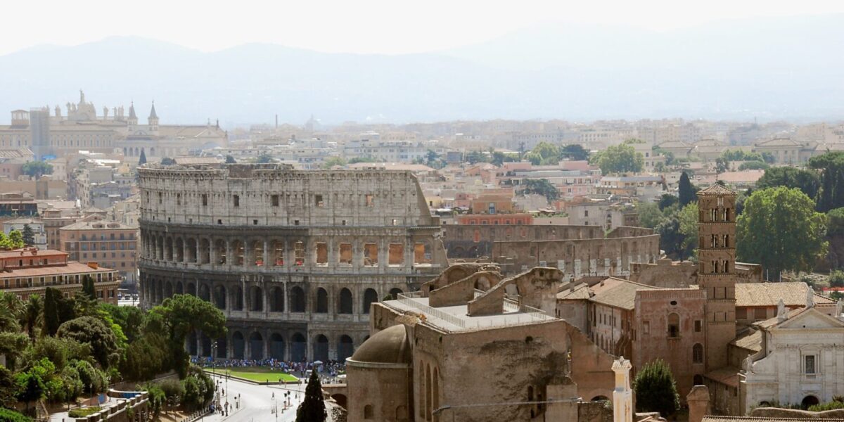 The Colosseum in Italy