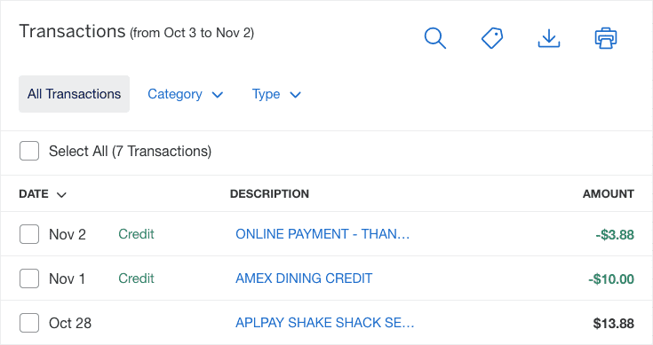 New Year, New Travel Card Credits to Use in 2025 22 Amex Gold Card statement
