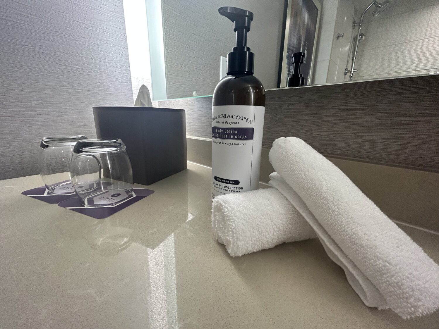 Hyatt Regency bathroom amenities
