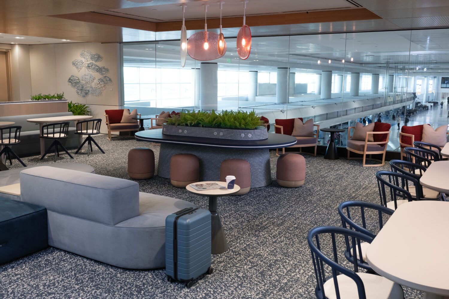 capital one lounge denver seating