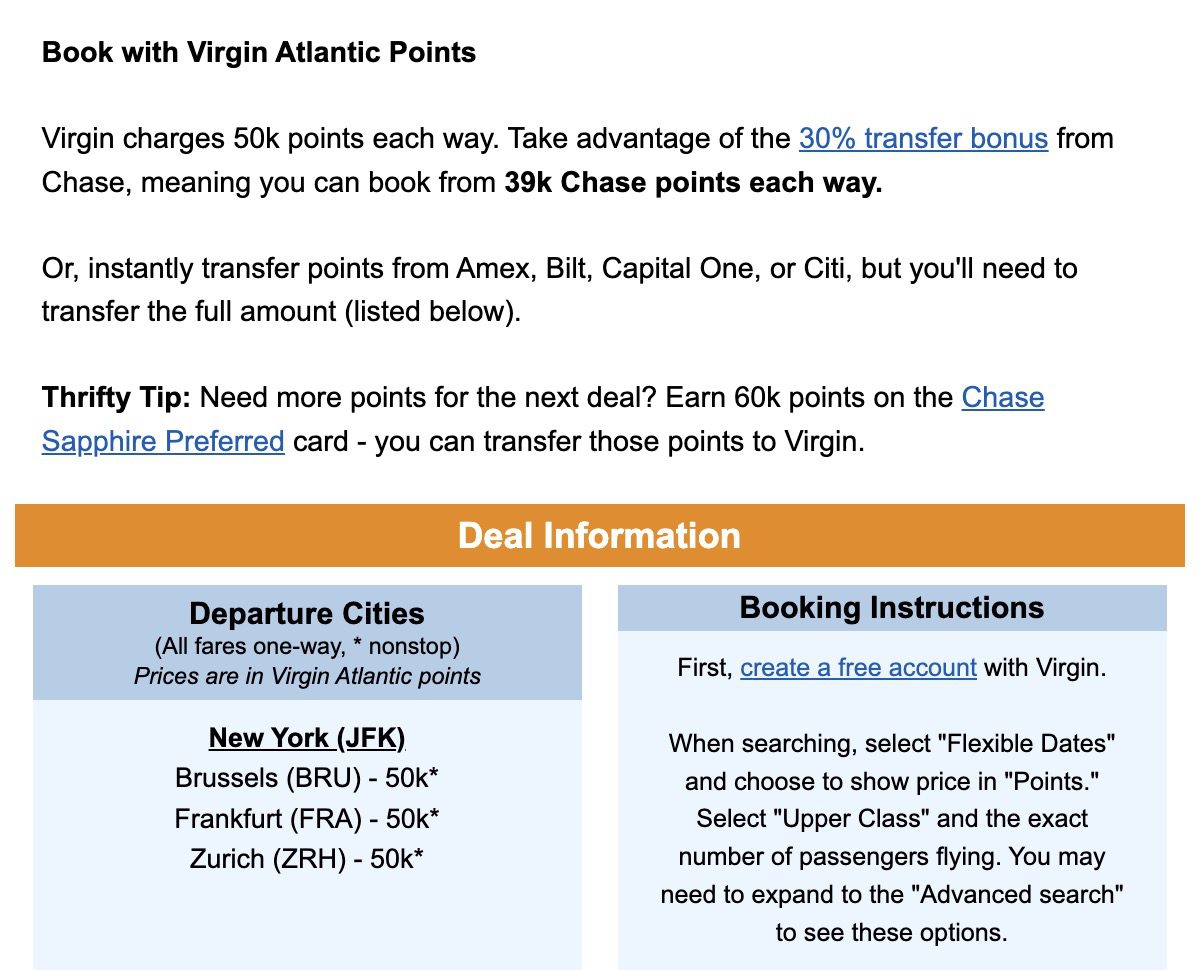 Delta One flight deal information