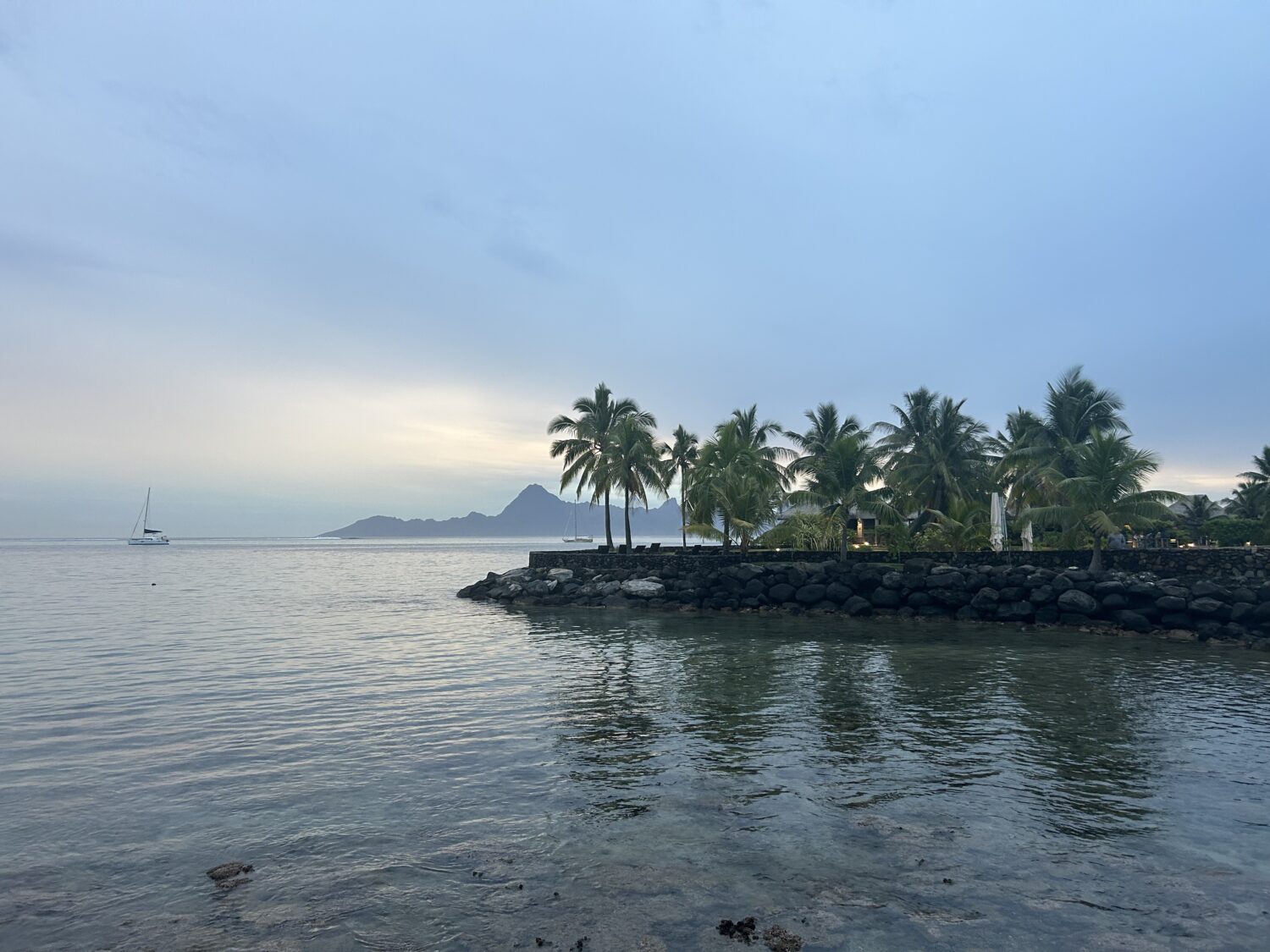 Moorea behind the IHG Tahiti
