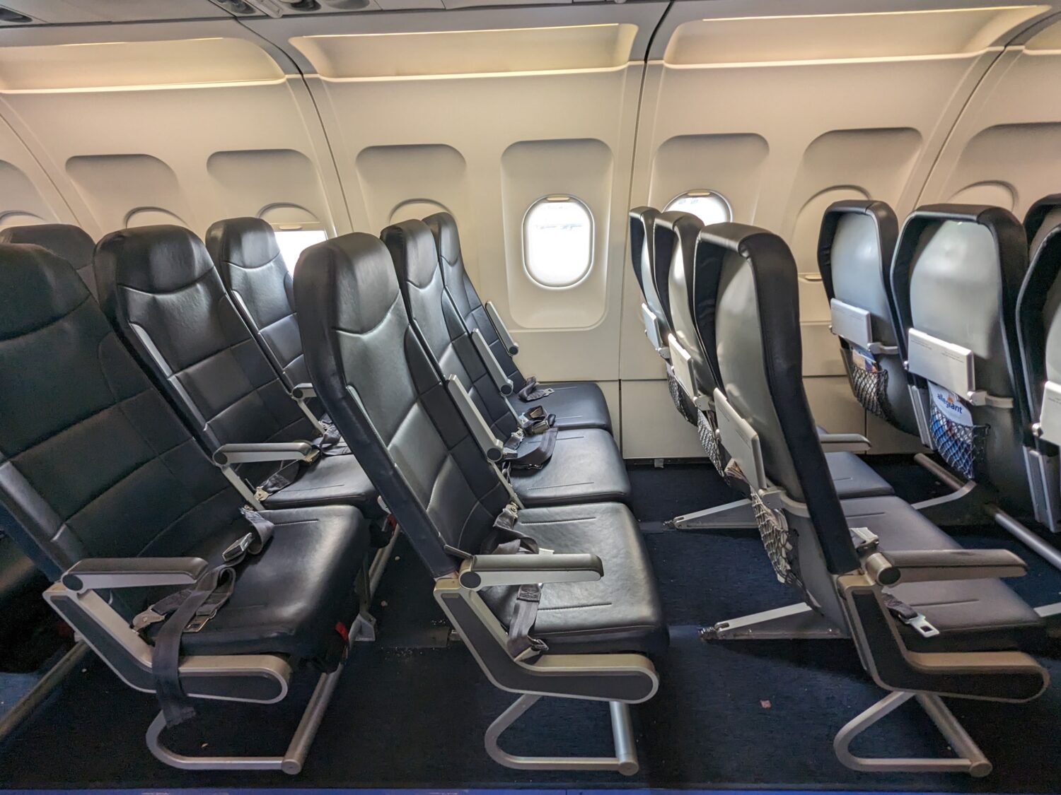 A Friendly Crew & Early Arrival: Allegiant Air Review 46 Allegiant Airlines seats