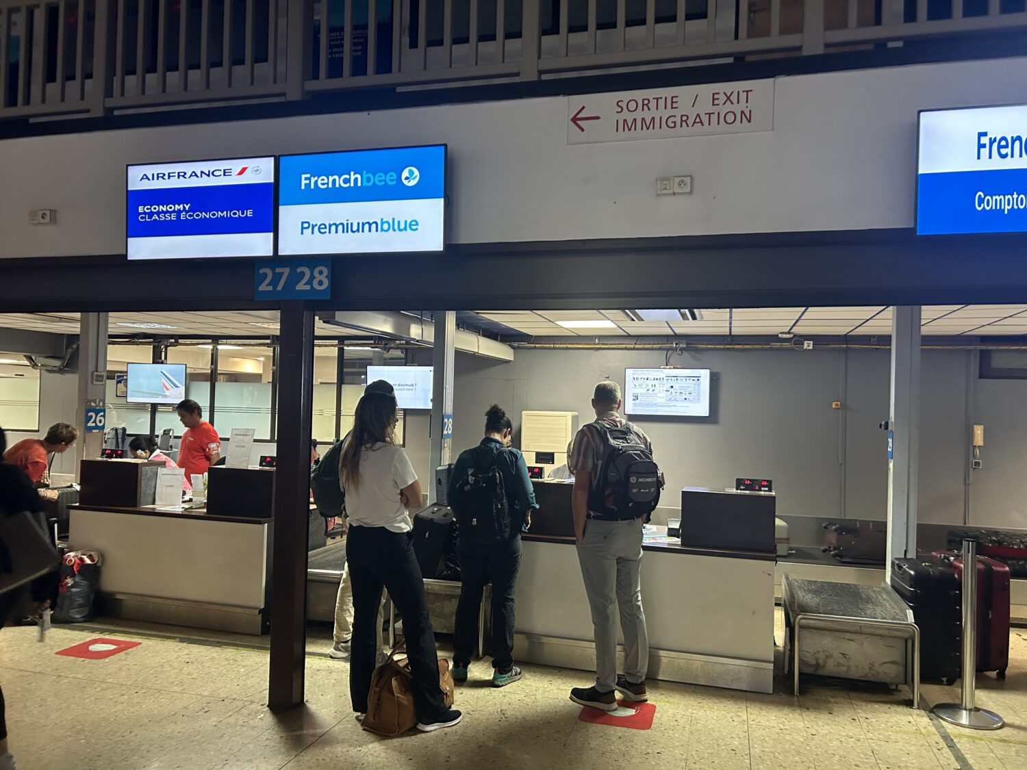 Premium check-in line