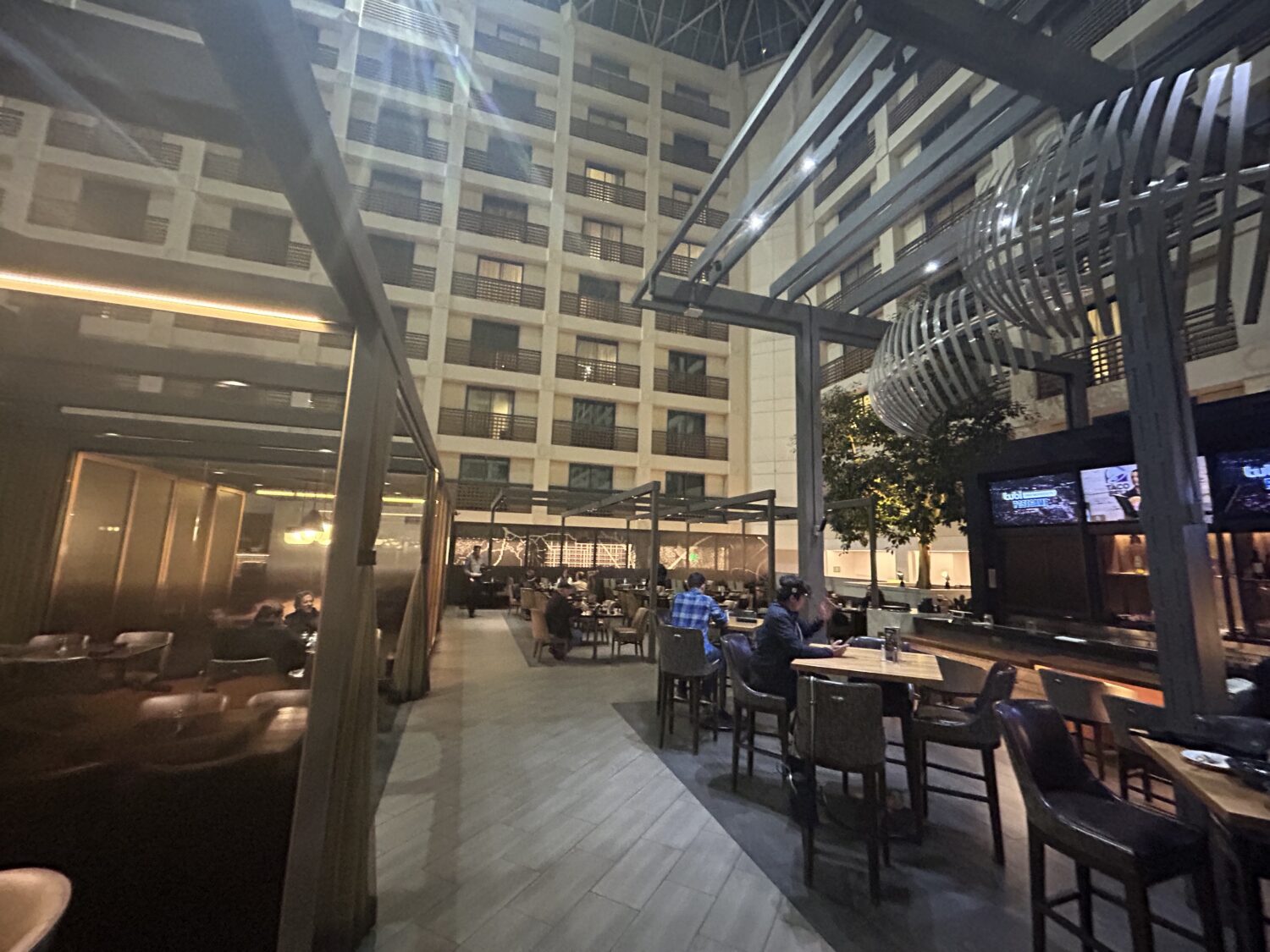 Restaurant and bar close-up