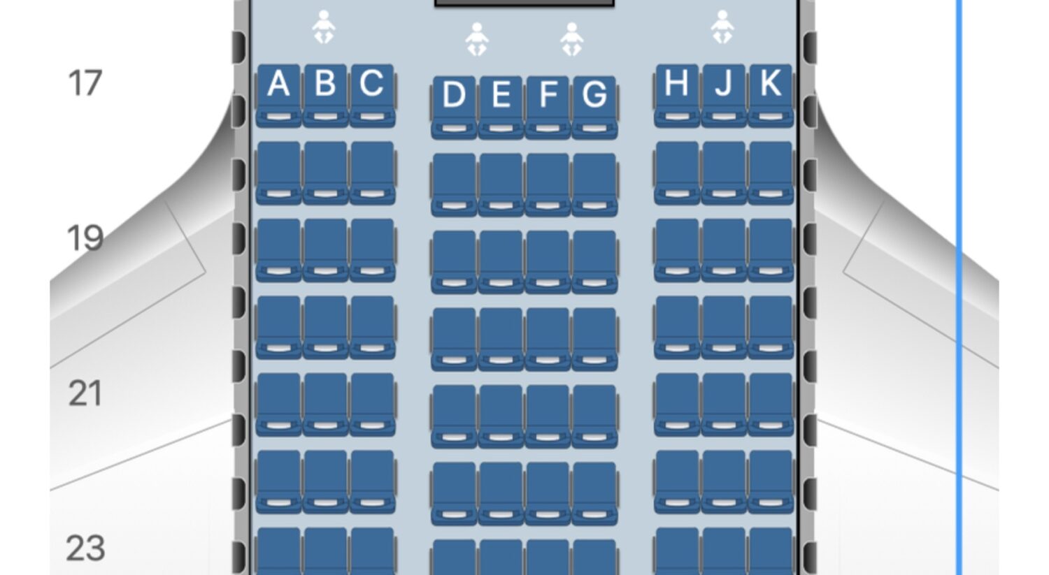 French Bee seat map