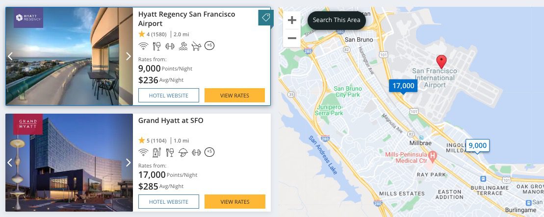 Cheaper than Grand Hyatt SFO