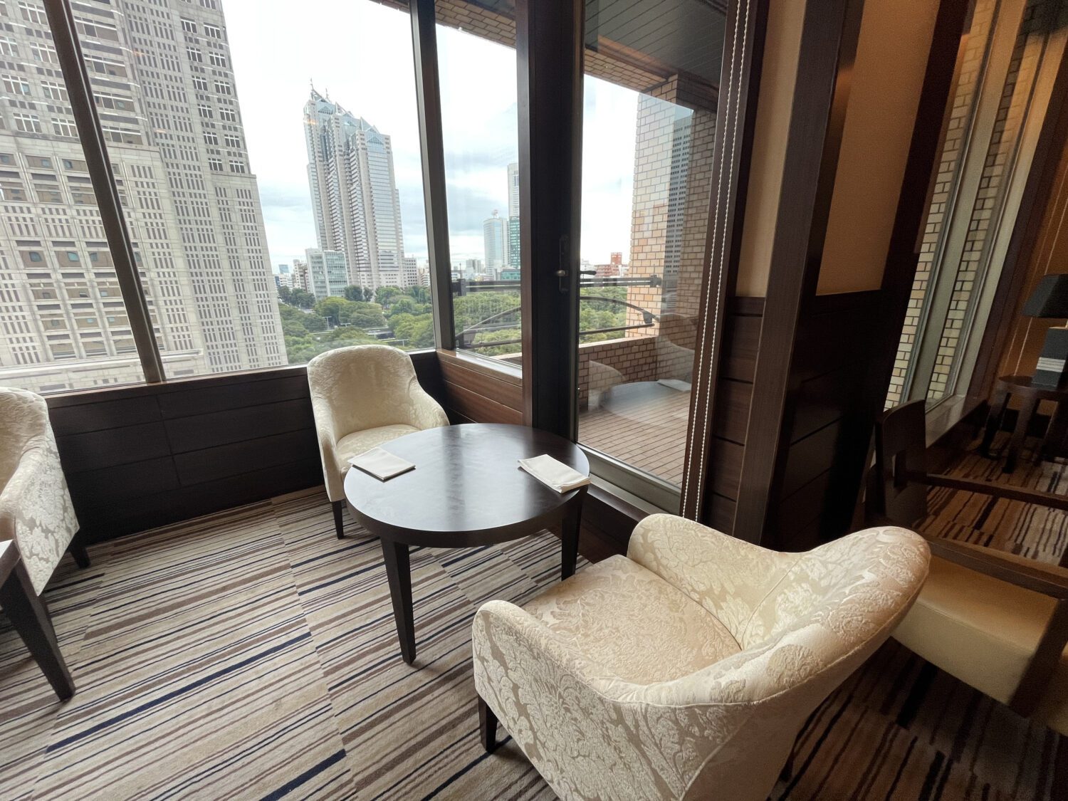 back room of Regency Club at the Hyatt inTokyo