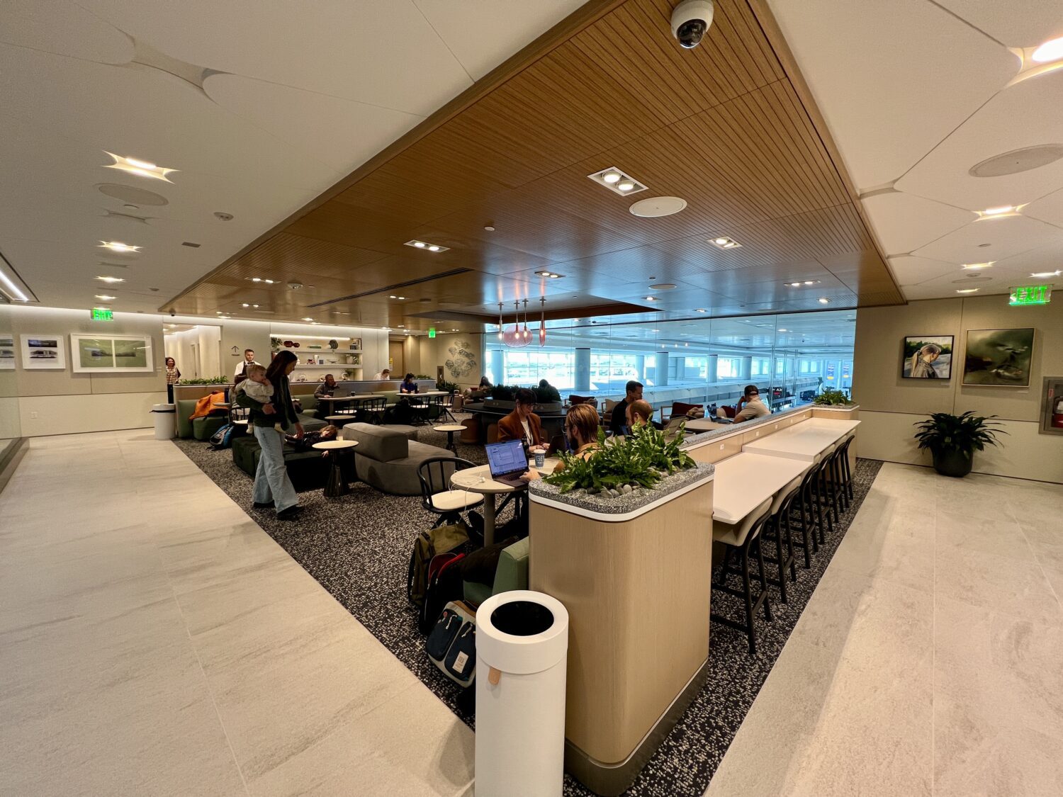 capital one lounge denver seating