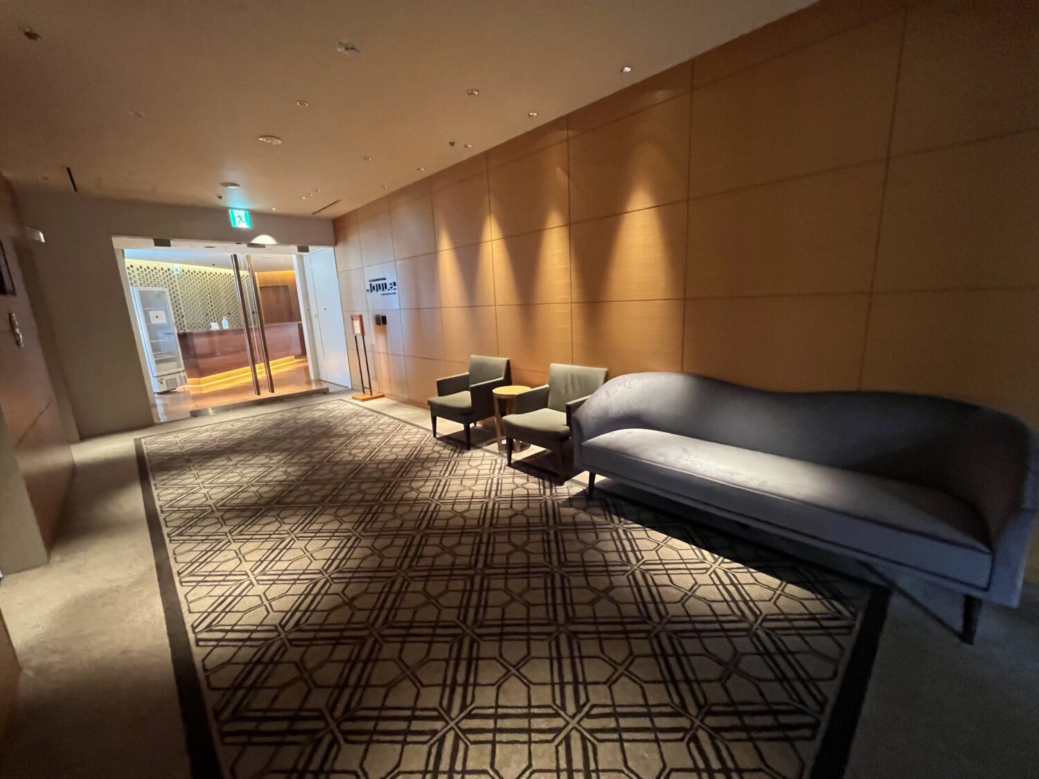 Hyatt Regency Tokyo top floor gym entrance
