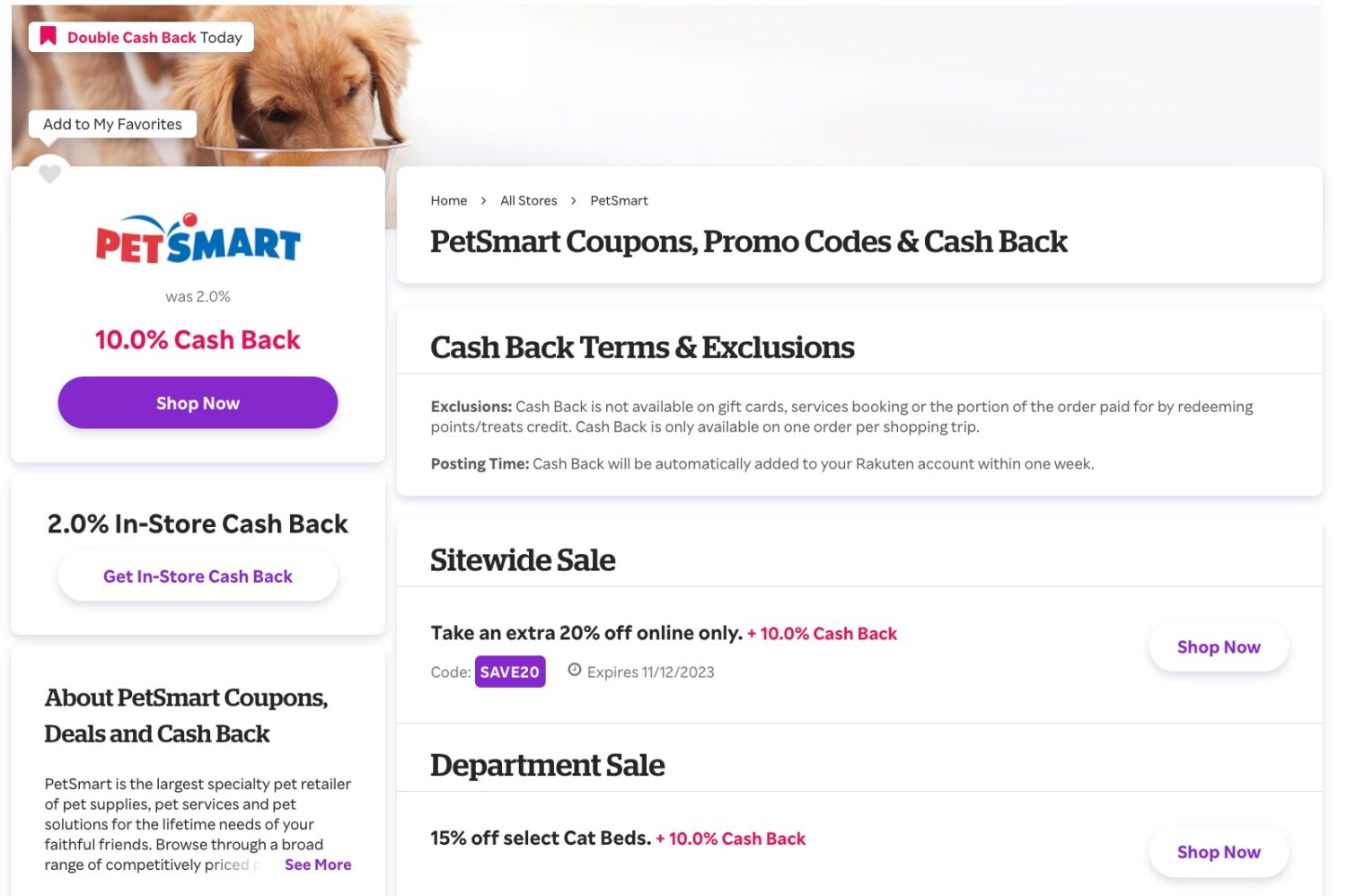 rakuten petsmart
