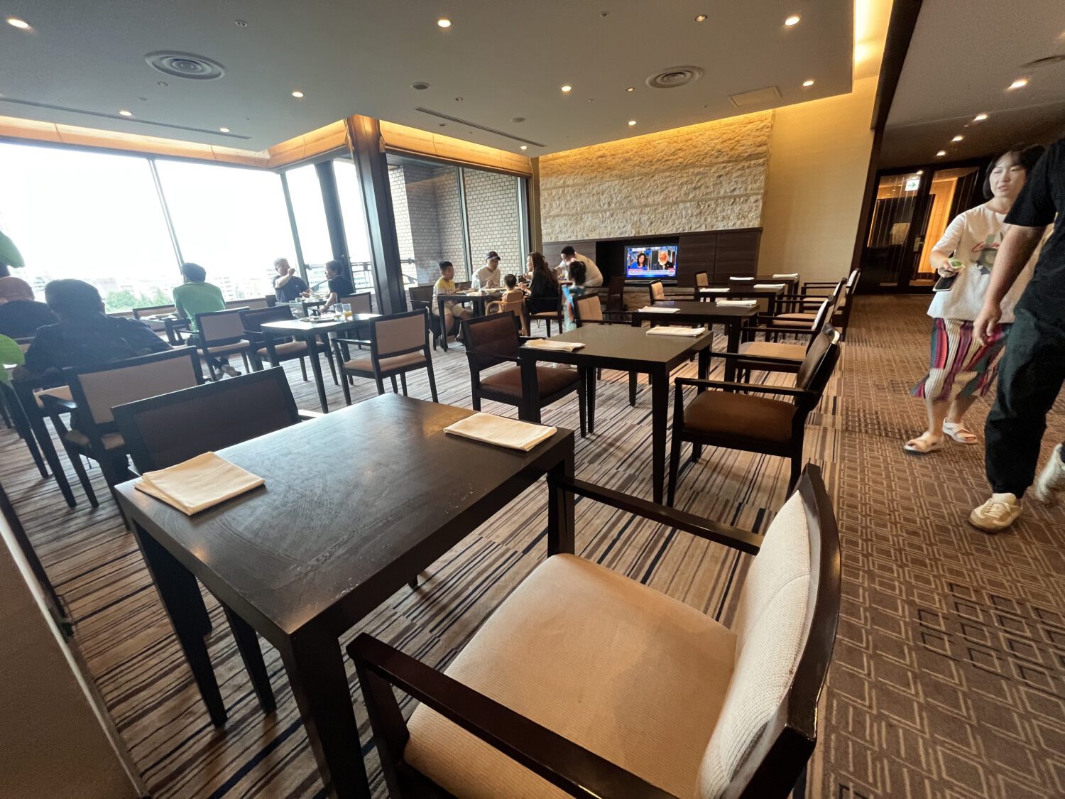 seating at the Hyatt Regency lounge in Tokyo