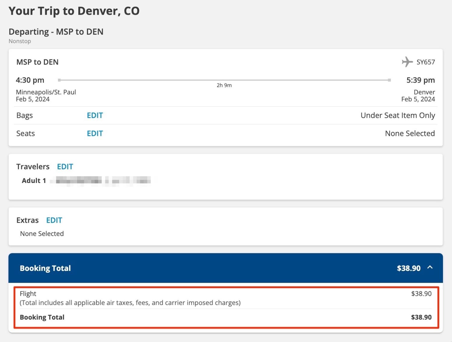 sun country reservation