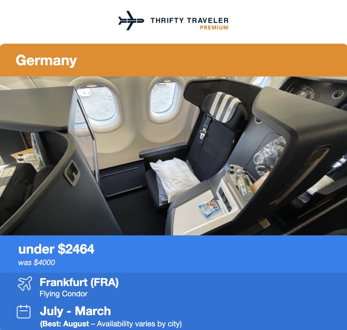 Condor business class