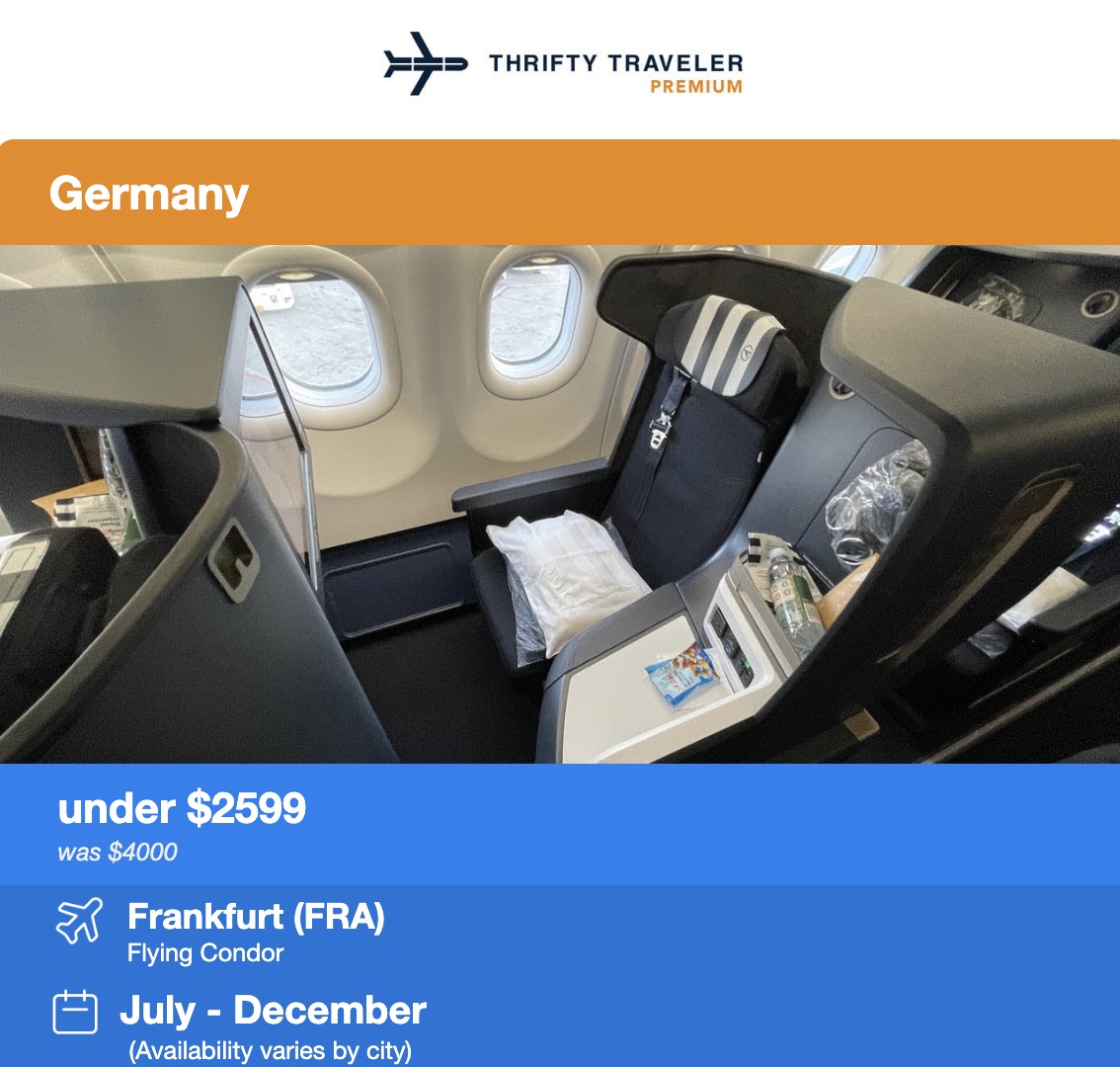 Condor business class