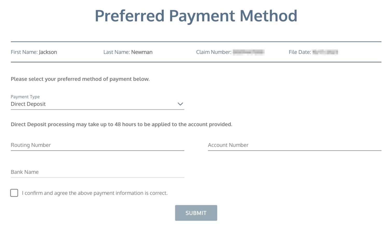 Chase Trip Delay Reimbursement Direct Deposit Method